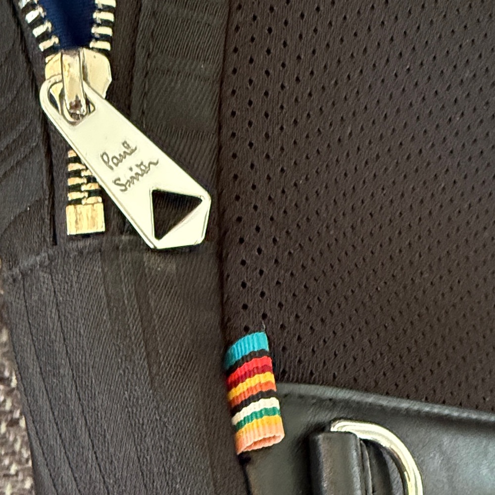 Paul Smith Black Cross Body Bag with Silver Accents - Picture 5 of 5